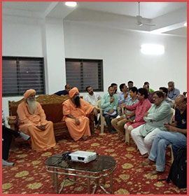 Triloknath Ashram community gathering